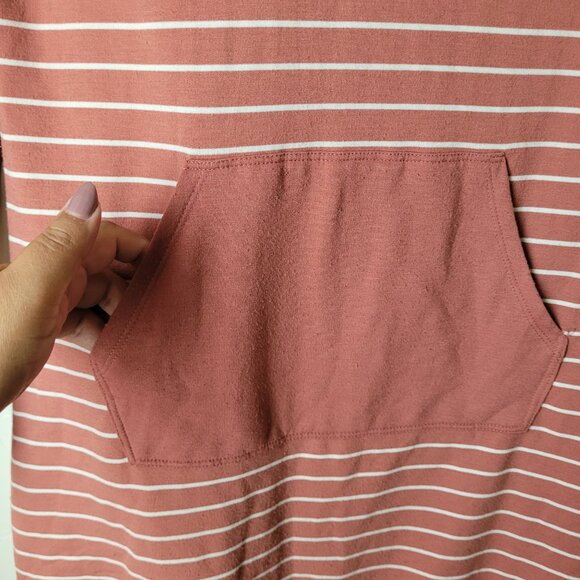 Maurices Stripe Hooded Sweatshirt Dress - Picture 4 of 10